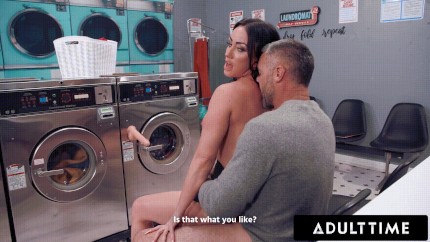 thanking him for the help with the laundry afterall