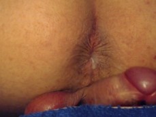 Self fucking pulsating penis massive Anal Creampie gif