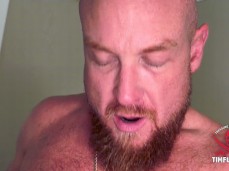 Handsome, hot-chested versa sucks ginger top while fucking bottom 0226 10 gif