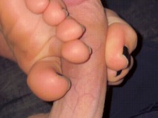 footjob cum gif