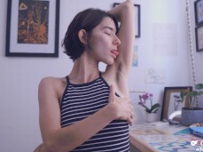 licking armpits gif