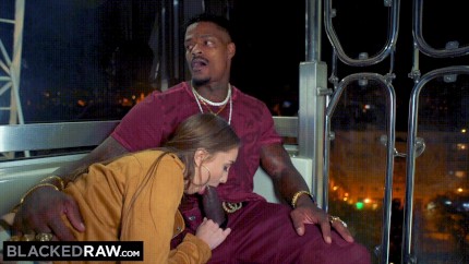 Lena Reif blowjob on a ferris wheel