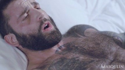 Top to bottom: buff, bearded, hairy, tatted Markus Kage gets fucked 0426 10