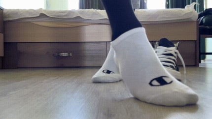 Converse White socks