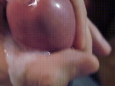 Cum Extraction + Slow mo | Close up Masturbation gif