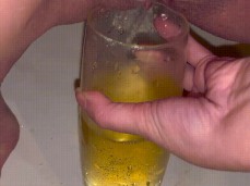 glass piss gif