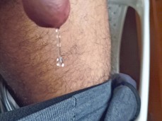 SexyboyTommas's uncut Latin cock dripping precum 0546-1 10 gif