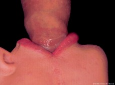 PLAY with CUM and FORESKIN - CLOSE UP gif