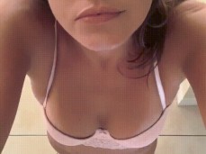 Hot milf looks up at camera gif