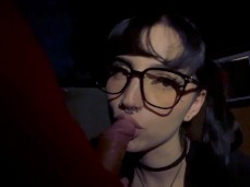 cut alt girl bj gif