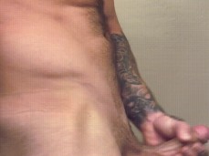 Built, hairy, inked, hung, uncut Ben Grimez is up to something 0318-1 6 gif