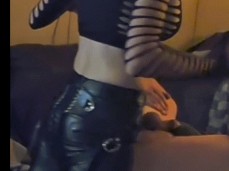 pegging legs up and spread gif