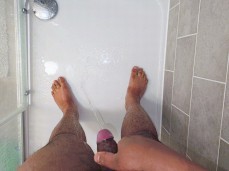 Pissing in the shower gif