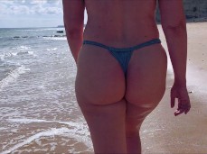 HOT ASS BEACH WALK gif