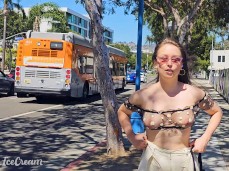 braless beauty gif