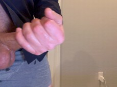 Dude stroking his big, hot cock right in front of your face 0104-1 9 gif