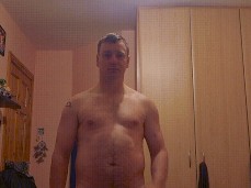 Beefy guy shows how long and hard his uncut cock is 0203-1 5 gif