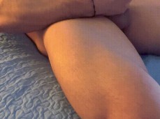 Hot-chested muscle jock strokes his big-headed, thick cock & cums 0525-1 3 gif