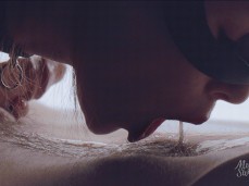 eating the cum gif