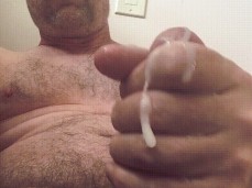 Mature, beefy, hairy-chested ThickNickB / Nick Breakspear cumming 0037-1 10 gif