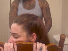 Pounding her tight pussy in the bathroom gif