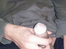 A big fucking condom load gif