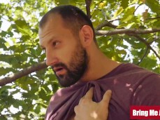 Pavel Sora getting a blowjob in the woods 0238 3 gif
