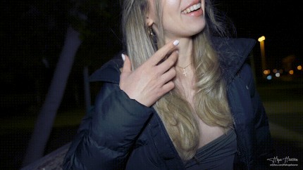 Flashing removing her top