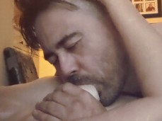 man sucking milf tits gif