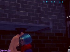 Hot 3D girl taking cock in the police station while someone watches gif