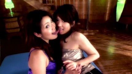 Japanese Hotties Teasing Girl-Girl Sex