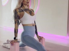 Hot yoga girl gif