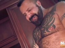 Canadad sucks beefy, hairy, handsome, dark-haired dilf Marc Angelo 0159 10 gif