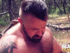 Marc Angelo fucking ass in the woods 0432 9 gif