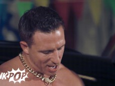 Hung hot muscle hunks Reese Rideout & Dom King spitroast Joey Mills 0722 10 gif