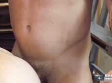 Buff, blonde, bearded Riley Mitchel flip fucks Mason Lear 0613 7 gif