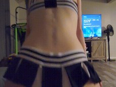 POV upskirt riding gif