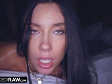 Jazmin Luv interracial from behind gif