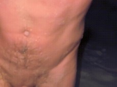 Cooling off in the snow makes fit guy's dick small - but fucking HOT 0030-1 gif