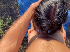 hiking blowjob gif