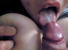 cum in mouth gif