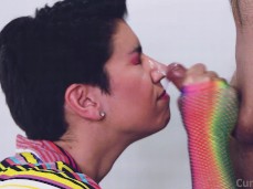 Nose fetish gif