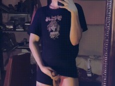 Horny Twink Gets His Cock Out gif