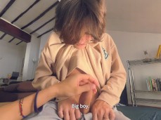 Your Twink Boyfriend Gets His Cock Out For You gif
