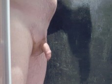 Beefy, uncut Horny Scott gets ready to shave in the shower 0036-1 10 gif