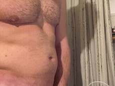 Hot-chested, hung, uncut Italian jock shoots a hot load on his desk 0130-1 gif