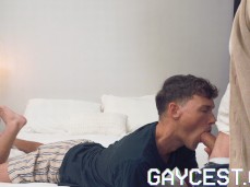 Reece Scott getting his huge cock sucked 0333 1 gif