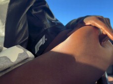 Riding daddy dick in car gif