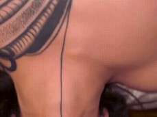 throat bulge gif