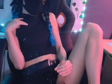 femboy cums gif
